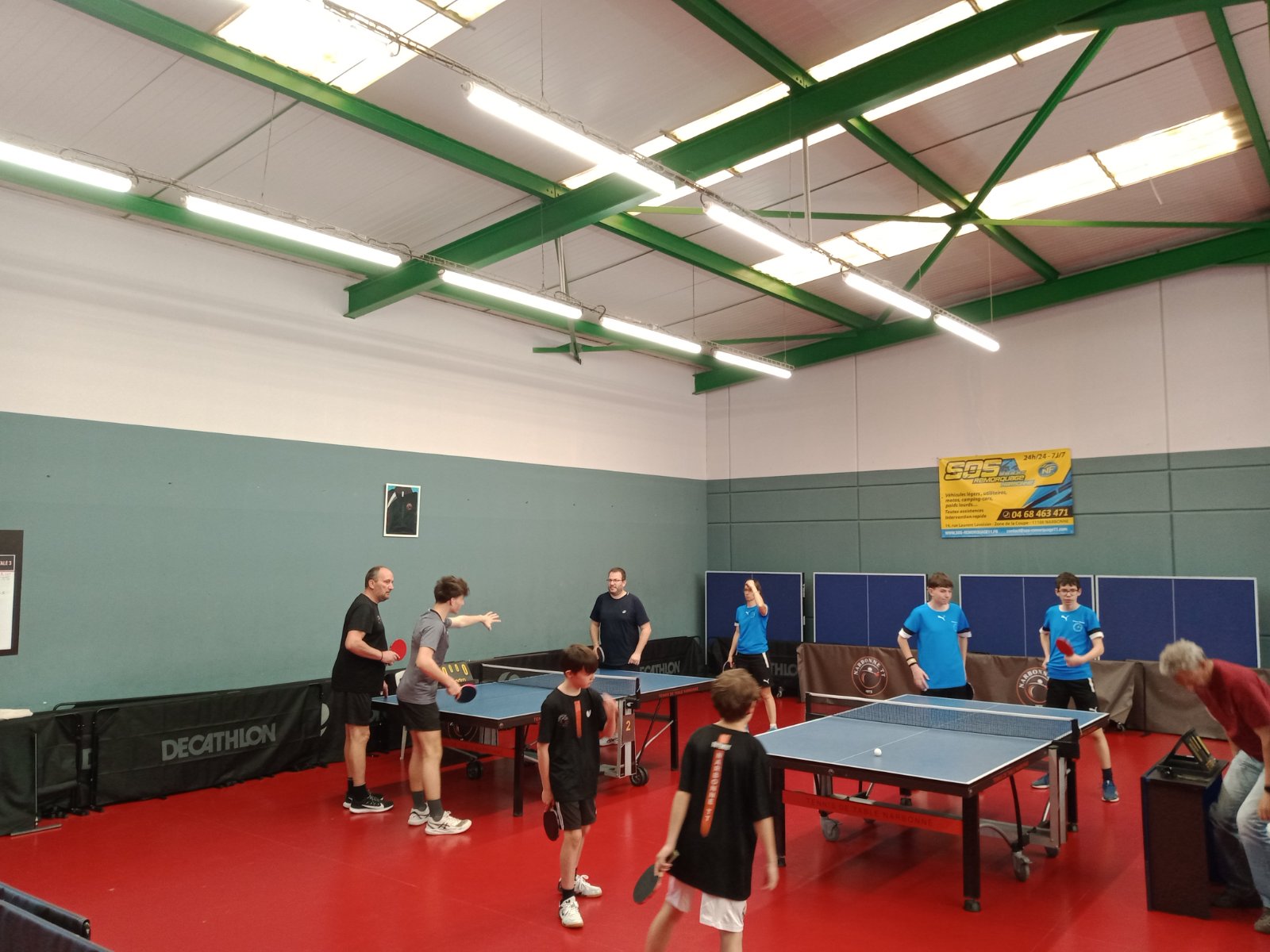 Narbonne Maraussan doubles — COMPÉTITIONS  (Par équipes D1,D2,D3, R3) · 21 mars 2026