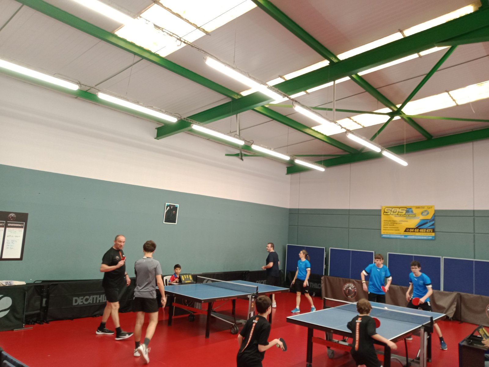 Narbonne Maraussan doubles — COMPÉTITIONS  (Par équipes D1,D2,D3, R3) · 21 mars 2026